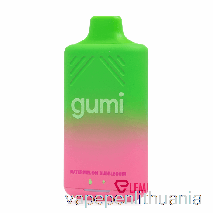 Gumi Bar 8000 Vienkartinis Arbūzų Bubblegum Vape Skystis